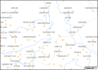 map of Río Plátano